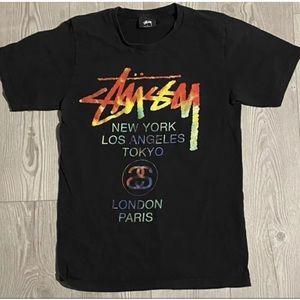 Black tie die Stussy shirt medium